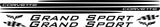 Grand Sport Side Decals for 2005-2013 Chevrolet Corvette (x2)