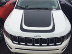 Stripe Hood Decal Cover for 2017-2021 Jeep Compass