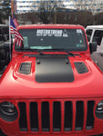 Vented Hood Decal Cover for 2019-2024 Jeep Wrangler