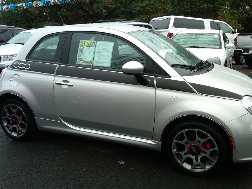 Seitenschweller Ansatz für FIAT 500 HATCHBACK vor Facelift schwarz Hochglanz - M Seitenschweller Ansatz für FIAT 500 HATCHBACK vor Facelift schwarz Hochglanz - M