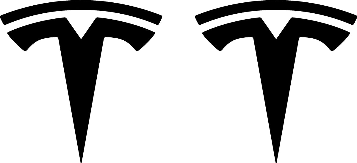 Tesla "T" Door Decals For The 2023-2024 Tesla Cybertruck (x2 ...