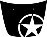 Military Star Hood Decal for 2011-2022 Jeep Grand Cherokee