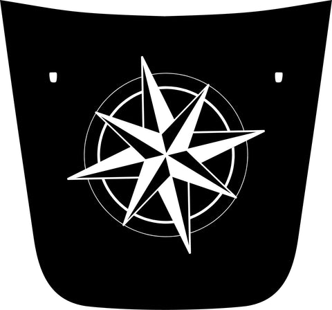 Hood "Compass" Decal Cover for 2017-2021 Jeep Compass