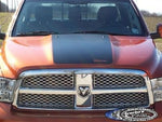 Dodge Ram 2009-2013 Hemi Hood Cover Decal