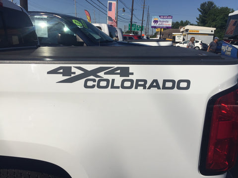 4x4 Decal Stickers for Chevrolet Colorado