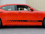 "DAYTONA" Side Rocker Stripe Decals for 2006-2021 Dodge Charger (x2)