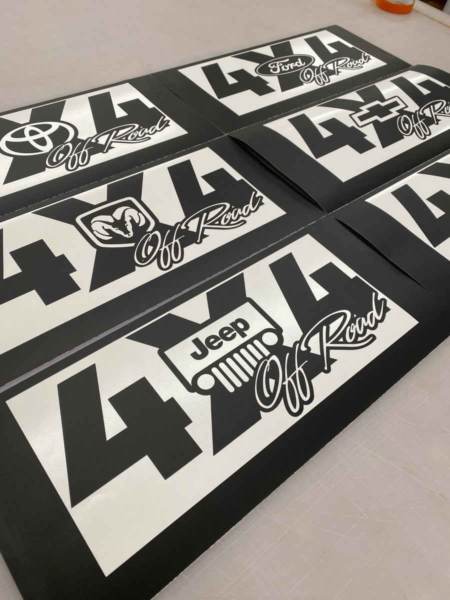 Panda 4x4 Logo 4x4 Sticker - Buy 1 Get 1 Free - Off-road 4WD Decal - BOGO Adesivo Bimbo A Bordo - Foto 8