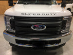 "Super Duty" Word Inserts for 2017-19 Ford F250-F550