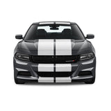 Dual 12" Racing Stripe Self Healing Vinyl fits Dodge Charger 2011 to 2022