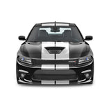 Dual 12" Racing Stripes Self Healing Vinyl fits Dodge Charger SRT 2012 to 2023