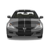 Dual 10" Racing Stripes Self Healing Vinyl fits Honda Accord 2003 to 2007