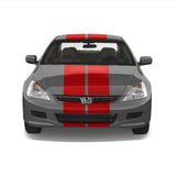 Dual 10" Racing Stripes Self Healing Vinyl fits Honda Accord 2003 to 2007