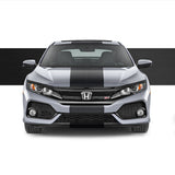 15" Racing Stripe Self Healing Vinyl fits Honda Civic Si Coupe 2017 to 2019