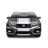 20" Racing Stripes w/pins Self Healing Vinyl fits Honda Civic Si Sedan 2012 - 15