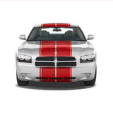 Dual 12" Racing Stripes with Pins Self Healing Vinyl fits Dodge Charger 2006-2010
