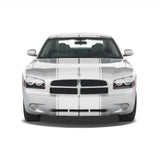 Dual 12" Racing Stripes with Pins Self Healing Vinyl fits Dodge Charger 2006-2010