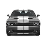 Dual 11" w/pins Racing Stripes Self Healing Vinyl fits Dodge Challenger 08 - 23
