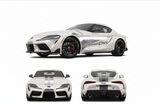 Triple Racing Stripes with Graphics Self Healing Vinyl fits Toyota Supra 2019+