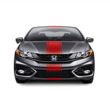 10" Racing Stripe w/pins Self Healing Vinyl fits Honda Civic Coup 2012 to 2015