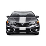 10" Racing Stripe w/pins Self Healing Vinyl fits Honda Civic Coup 2012 to 2015