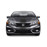 10" Racing Stripe w/pins Self Healing Vinyl fits Honda Civic Coup 2012 to 2015