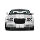 Dual 10" Racing Stripes Self Healing Vinyl fits Chrysler 300 2005 to 2010