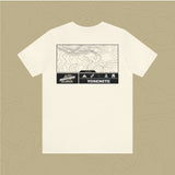 Yosemite National Park - Adventure Life Trail Topographic Garment Dyed Tee