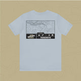 Yosemite National Park - Adventure Life Trail Topographic Garment Dyed Tee