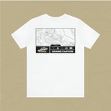 Grand Canyon National Park - Adventure Life Trail Topographic Garment Dyed Tee