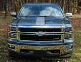Center Hood & Tailgate Stripe Kit - 2014-2015 Silverado
