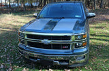Pace Truck Style Rally Stripe Kit  - 2014-2015 Silverado