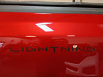 Lightning Logo Decal for 2022-2024 Ford F-150 Lightning (x2)