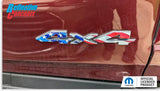 4x4 Emblem Overlay Decal - 2019-2026 Ram 1500, 2500, 3500