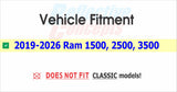 RAM Door Emblem Overlay Decals   - 2019-2026 Ram