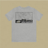 Rocky Mountain National Park - Adventure Life Trail Topographic Garment Dyed Tee