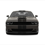 Dual 8" Racing Stripes Self Healing fits Dodge Challenger SRT 2008 to 2022