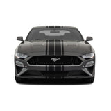 GT Dual 5" Racing Stripes w/pins Self Healing Vinyl fits Ford Mustang 2015 to 23