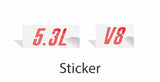 GXP Engine Cover Overlay Decals - Grand Prix GXP