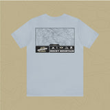 Rocky Mountain National Park - Adventure Life Trail Topographic Garment Dyed Tee