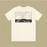 White Rim Trail - Adventure Life Trail Topographic Garment Dyed Tee