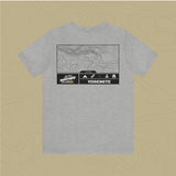 Yosemite National Park - Adventure Life Trail Topographic Garment Dyed Tee