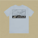 Great Smoky Mountains National Park - Adventure Life Trail Topographic Garment Dyed Tee