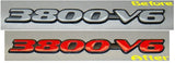 3800 V6 Badge Overlay Decal - 97-99 Grand Prix