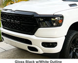 RAM Grille Emblem Overlay Decal   - 2019-2024 Ram 1500