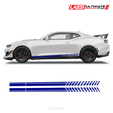Chevrolet Camaro Side Skirt Graphics
