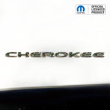 CHEROKEE Door Emblem Overlay Decal Set | Fits 2014–2025 Jeep Cherokee