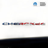 CHEROKEE Door Emblem Overlay Decal Set | Fits 2014–2025 Jeep Cherokee