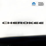 CHEROKEE Door Emblem Overlay Decal Set | Fits 2014–2025 Jeep Cherokee