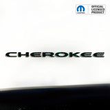 CHEROKEE Door Emblem Overlay Decal Set | Fits 2014–2025 Jeep Cherokee