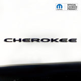 CHEROKEE Door Emblem Overlay Decal Set | Fits 2014–2025 Jeep Cherokee